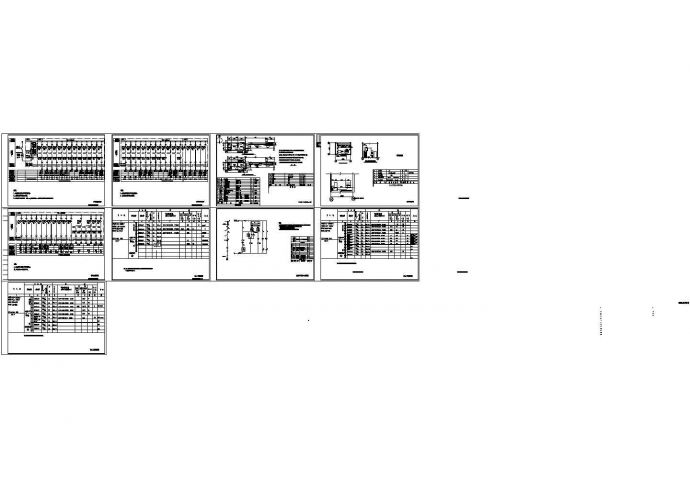 某型号抽屉柜通用电气原理平面设计工艺示意CAD图纸_图1