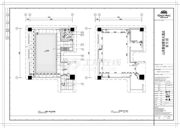 山西晋城晋邦大酒店餐饮楼-一层C分区装饰设计CAD图-图二