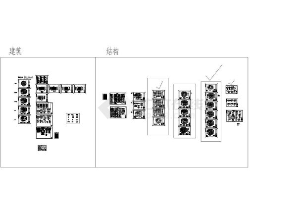 私人住宅六层框架结构设计图，含建筑设计说明-图二