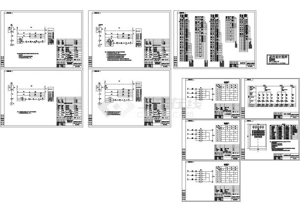 某型号低压电器控制电气原理平面设计工艺示意CAD图纸-图一