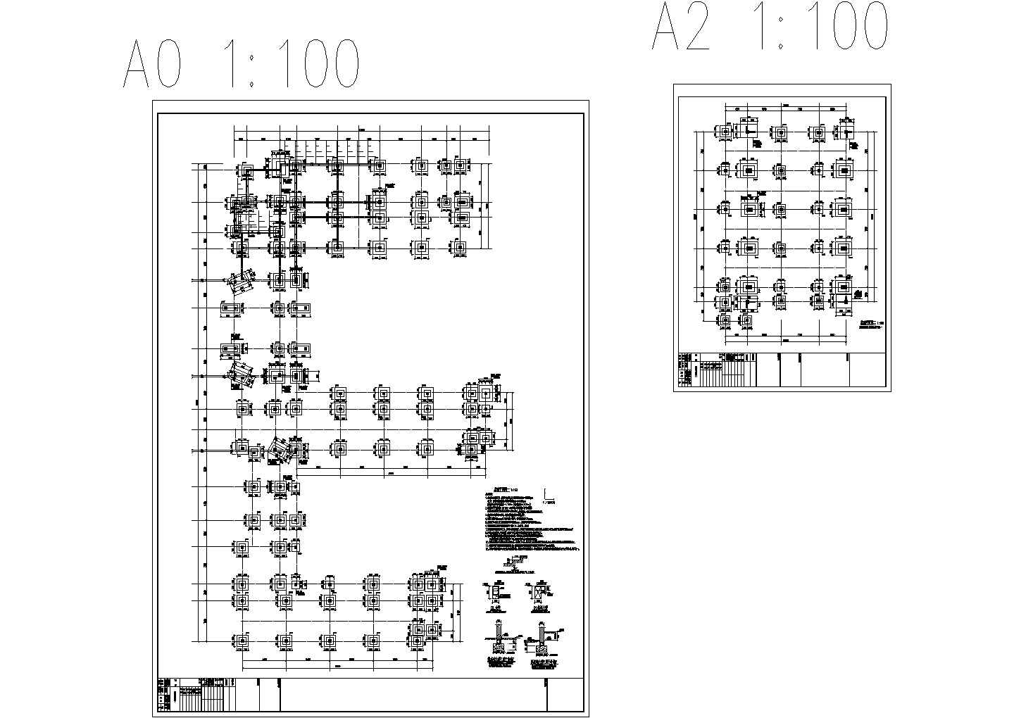 [山东]某小学三层框架结构教学楼结构施工图