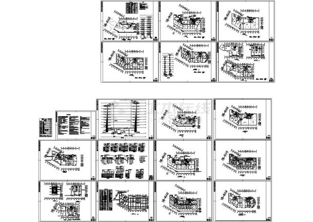 某住宅楼电气配电设计CAD施工图-图一