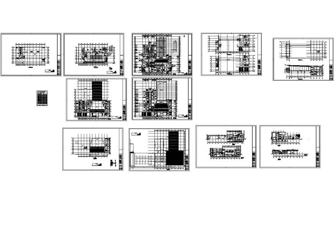 奥体育总局射击射箭运动中心建筑设计CAD施工图_图1