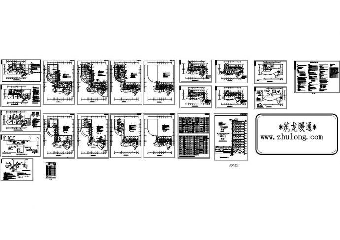 某大型酒店中央空调设计全套图纸（含空调、通风设计及施工说明）_图1