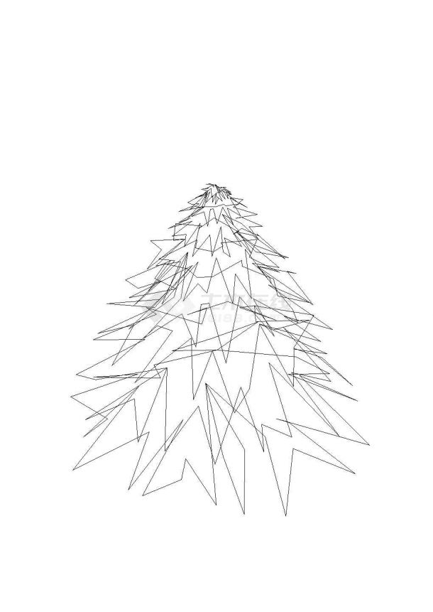 建筑CAD三维图块之树（22个CAD文件）-图二