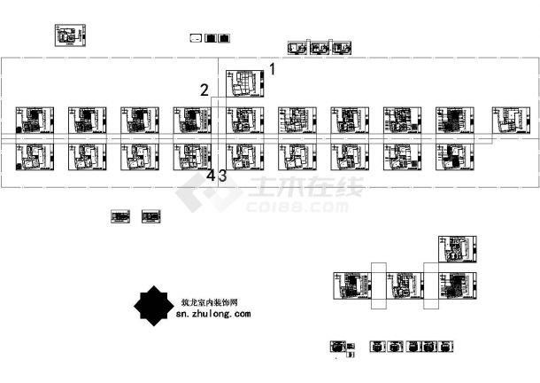 [台州]原创时尚古城雅致现代典当行装修施工图（含效果）-图二