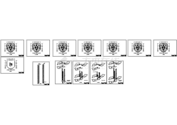 高层住宅采暖通风系统设计施工图-图一