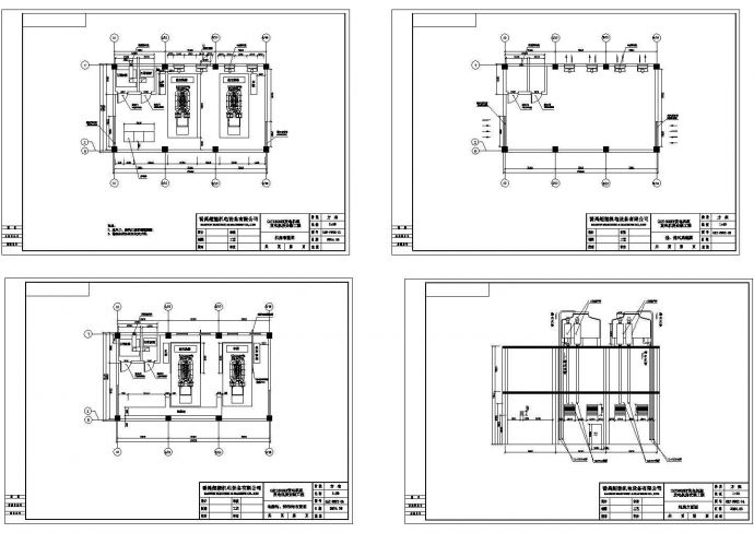 某地两台1600KW发电机环保安装工程全套CAD图纸_图1