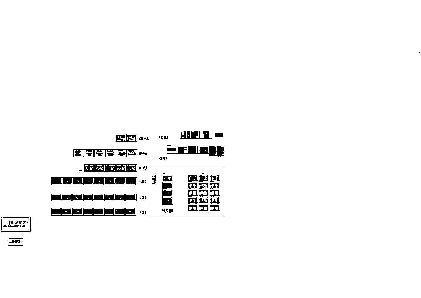 [江苏]动物饲养楼洁净空调通风系统设计施工图（全新风系统）