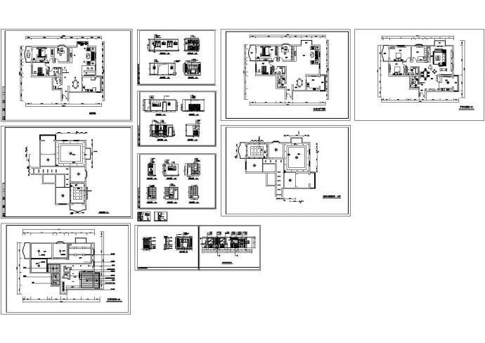 【南通】林苑A套装修设计CAD全套图纸_图1