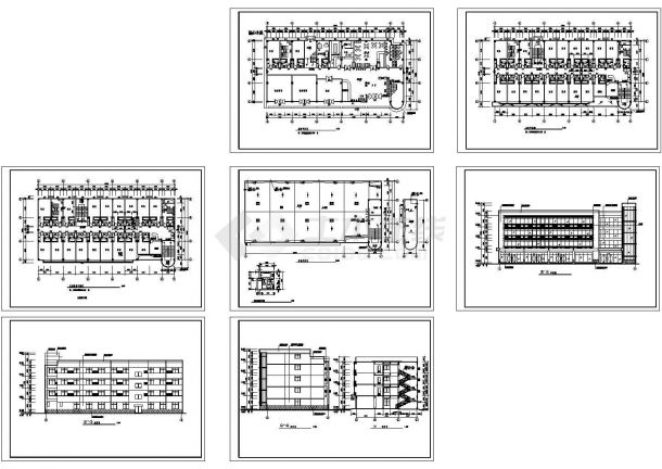 【南京】某高档宾馆建筑设计CAD全套图纸-图一