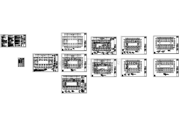 办公楼设计_[湖南]地上二层框架结构办公楼结构施工图纸-图二