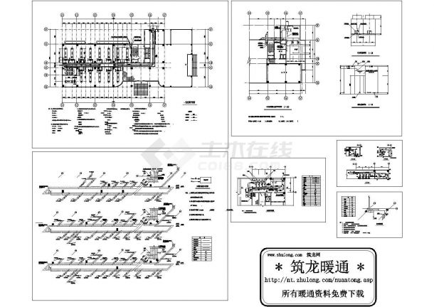 科技大楼蒸汽溴化俚中央空调图纸-图一