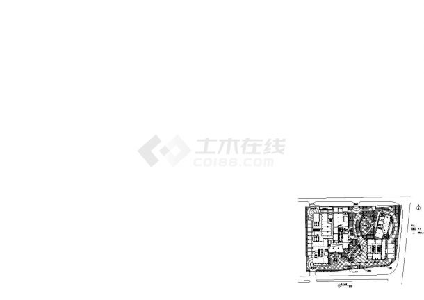 北京商业中心外环境景观工程扩初设计施工图-图二