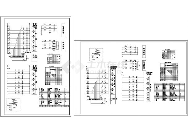 10路电容主柜原理设计CAD图-图一
