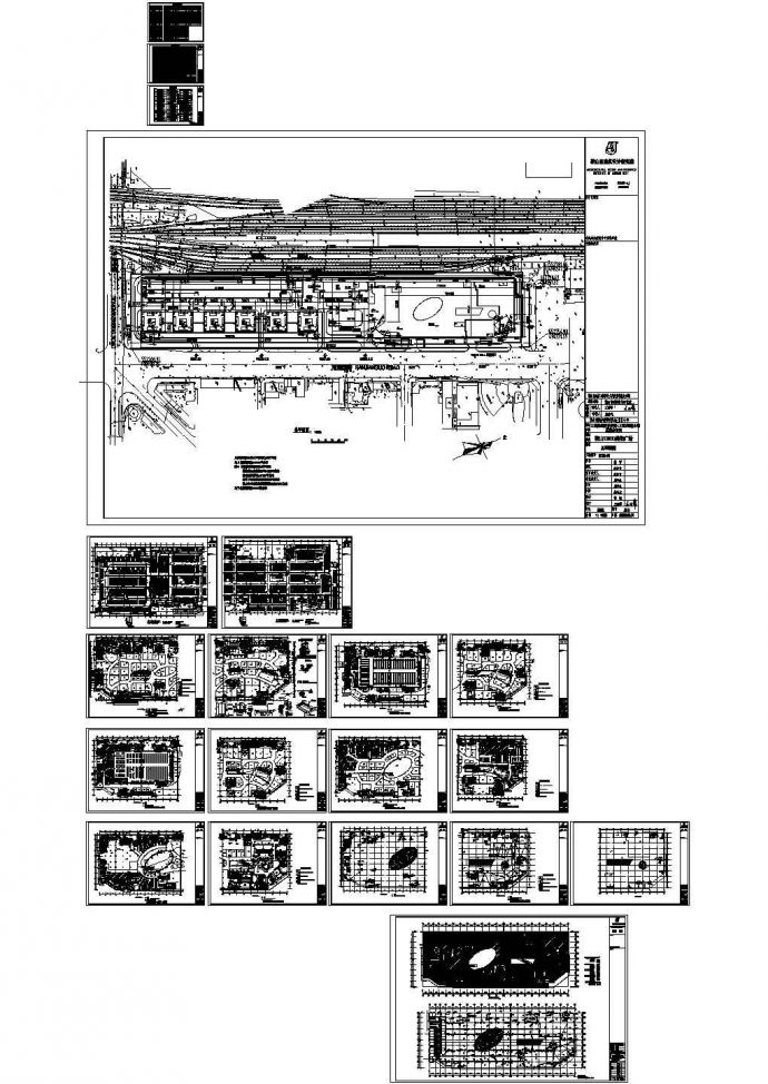 全套商场结构设计平面施工图_图1