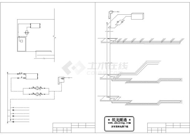 暖通空调课程设计全套设计图-图二