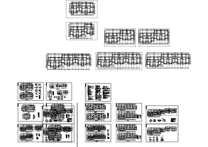 【山东】某小高层住宅cad结构施工图纸_图1