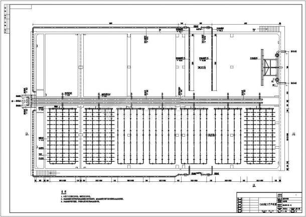 某化纤有限公司21000m3_d废水处理工程CASS池工艺设计cad全套施工图（甲级院设计）-图二