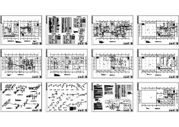 车间洁净系统设计施工cad图-图一