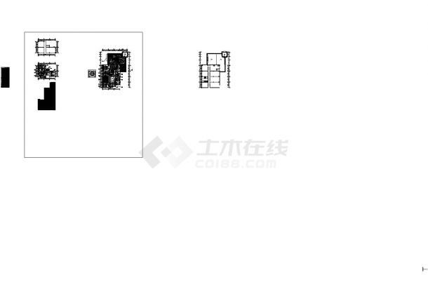 上海某五层综合楼暖通设计施工cad图纸-图一