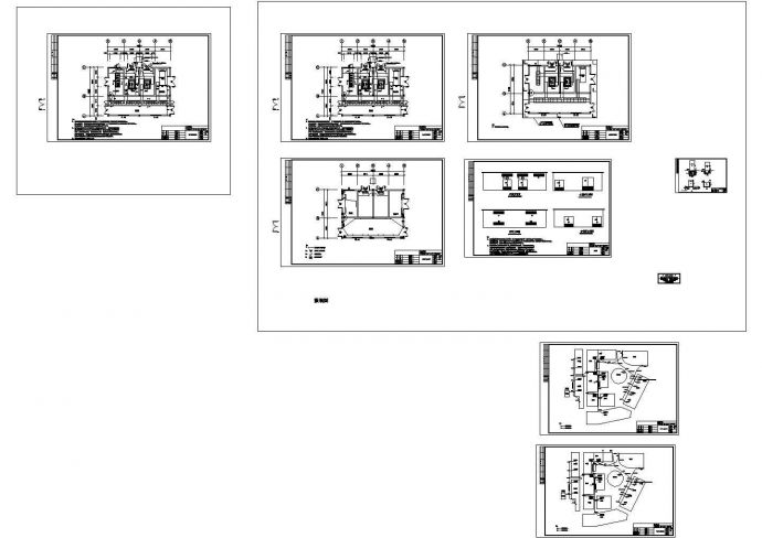 200-1600kVA常规变配电工程设计CAD施工图_图1