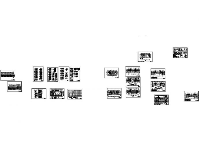 某八层商务大厦全套电气施工CAD图纸_图1