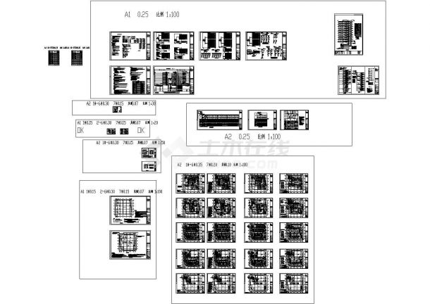 [广东]某十层酒店电气CAD图-图一