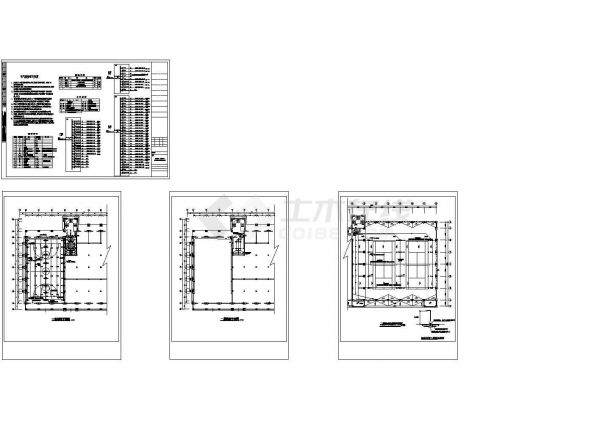 某商务休闲中心电气CAD图纸-图一