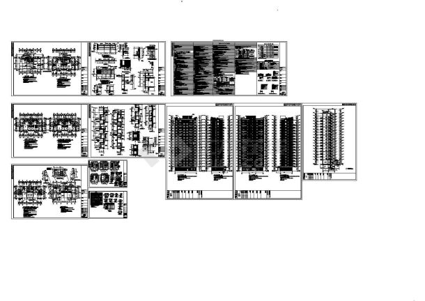 某十八层框架剪力墙住宅建筑施工图-图一