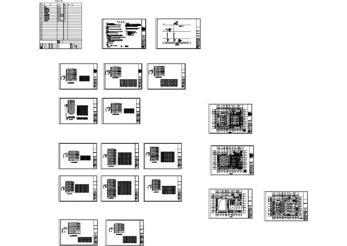 两层健身中心电气施工CAD图纸_图1