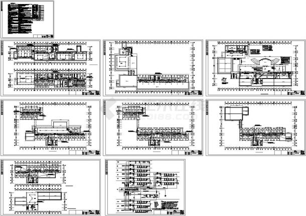 [云南]酒店电气消防系统施工CAD图纸-图一