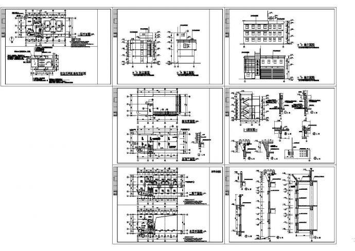 某地二层垃圾转运站建筑设计施工CAD全套图纸_图1