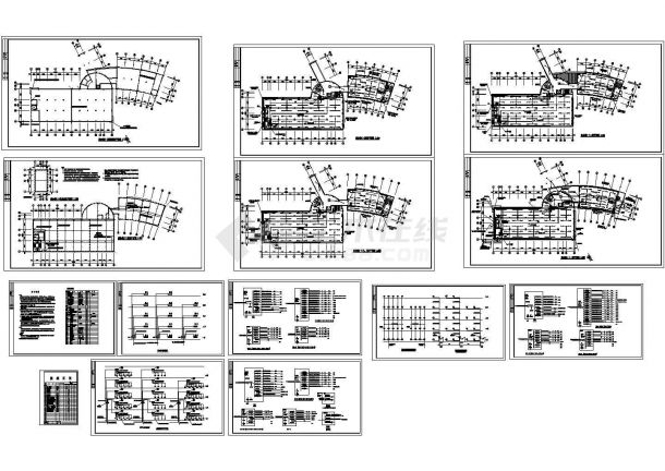 某五层综合楼电气施工CAD图纸-图一