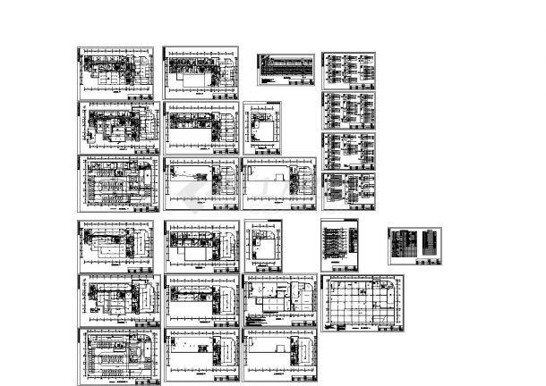 办公楼设计_某12层办公楼电气施工CAD图-图一