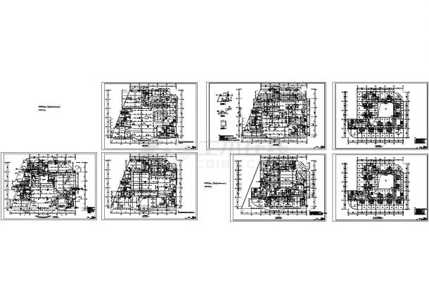 12层星级酒店的改造工程水施【各层平面图】-图二