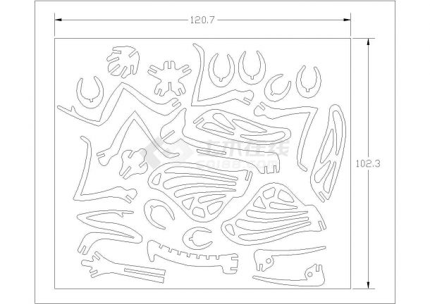 某螳螂CAD完整详细节点设计施工图纸-图一
