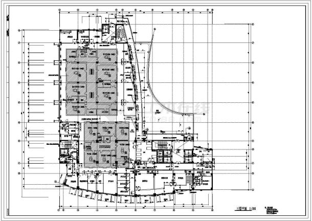 某知名医院十六层住院楼设计cad全套建筑施工图（含设计说明）-图一