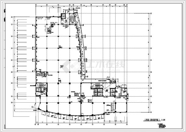 某知名医院十六层住院楼设计cad全套建筑施工图（含设计说明）-图二