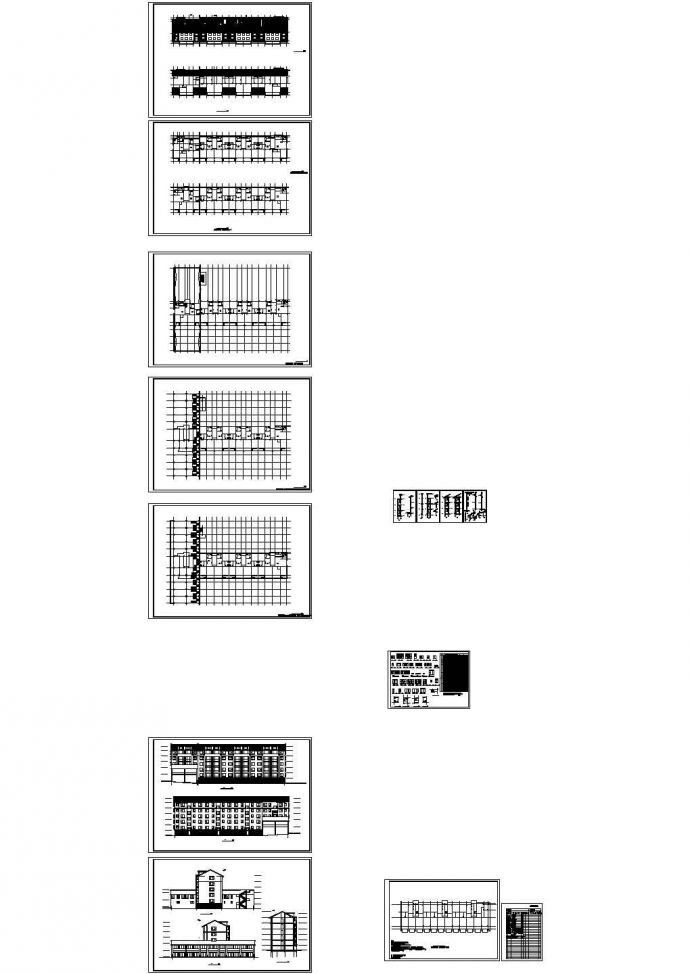 经典住宅小区规划及住宅楼建筑设计图_图1