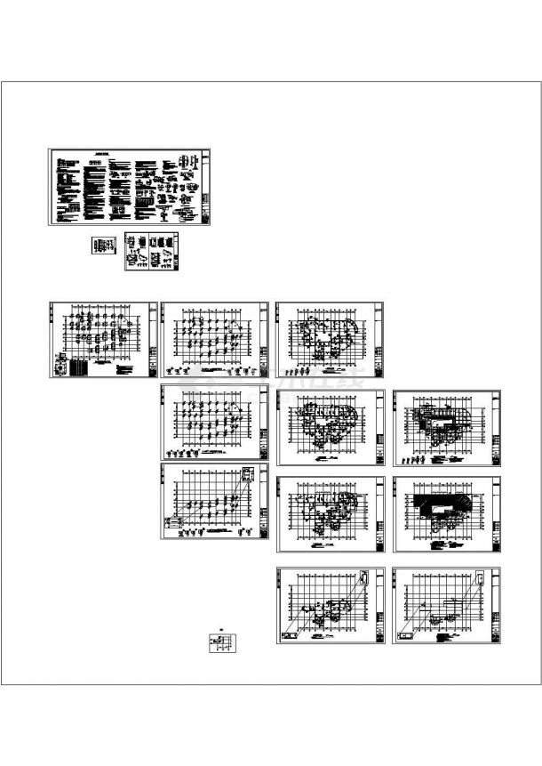 [阜阳]某3层框架结构幼儿园结构施工图-图二