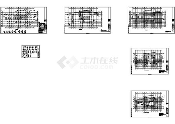 办公楼设计_[上海]五层框架结构办公楼结构施工图-图二