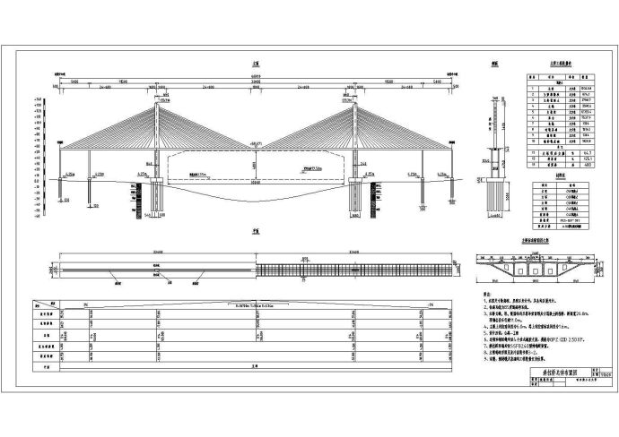土木工程毕业设计_混凝土斜拉桥毕业设计_图1