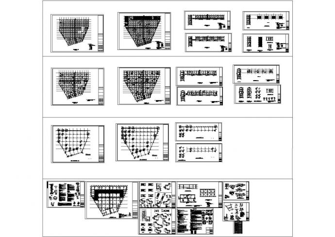 某市公共广场及地下停车场整套设计cad结构施工图纸（含设计说明）_图1