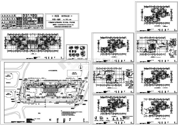 【深圳】星河名居小区绿色家园建筑方案设计施工CAD图纸-图一