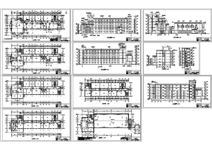 办公楼设计_办公楼全套建筑结构设计施工设计图_图1