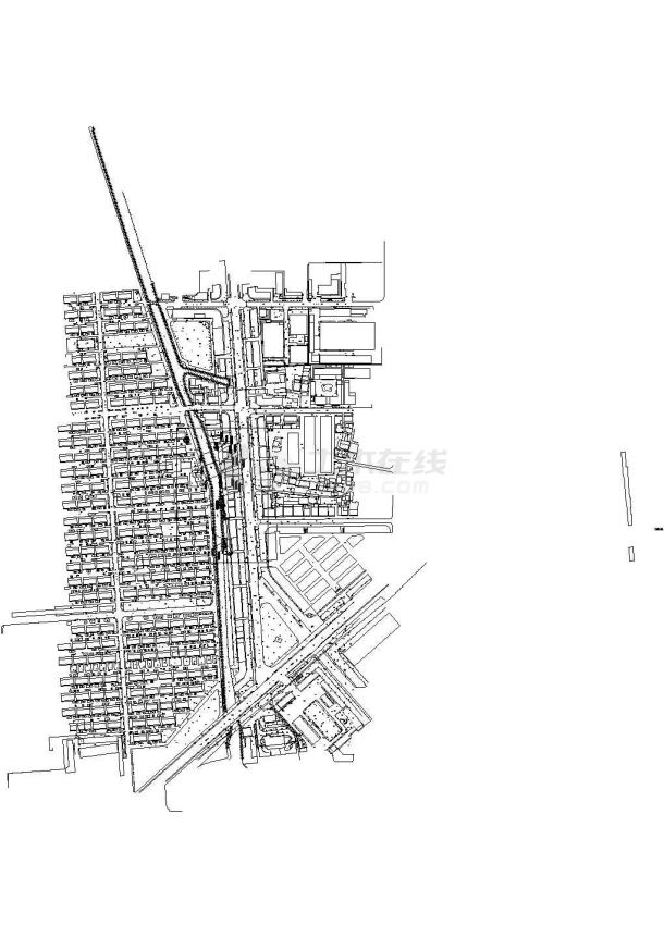 健米昂科科创园内部市政道路设计图-图二