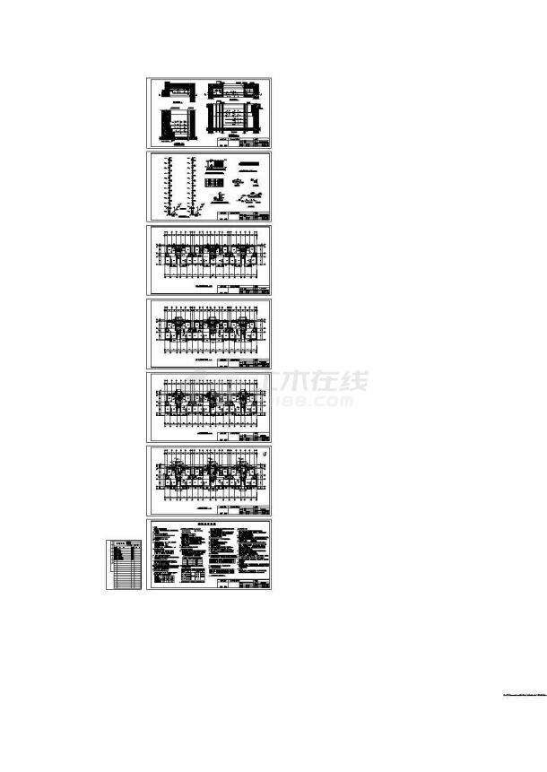 某住宅楼采暖工程设计施工图纸-图一