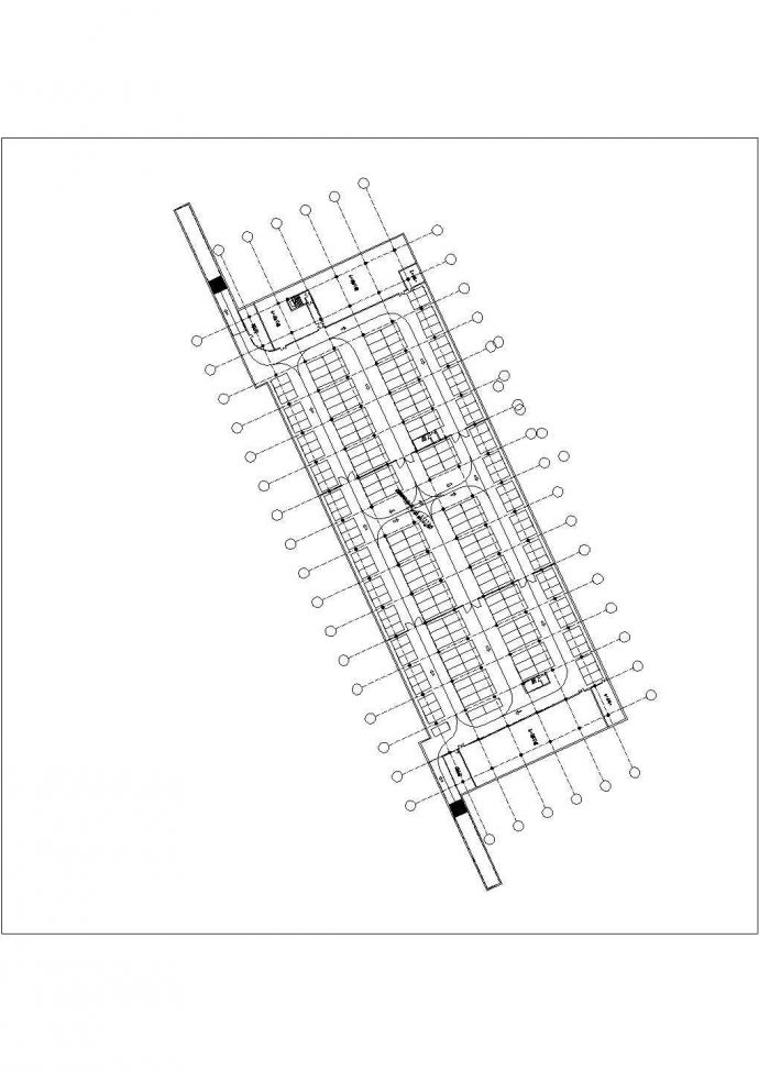 某东莞市民中心工人文化宫CAD地下室设计施工图纸_图1