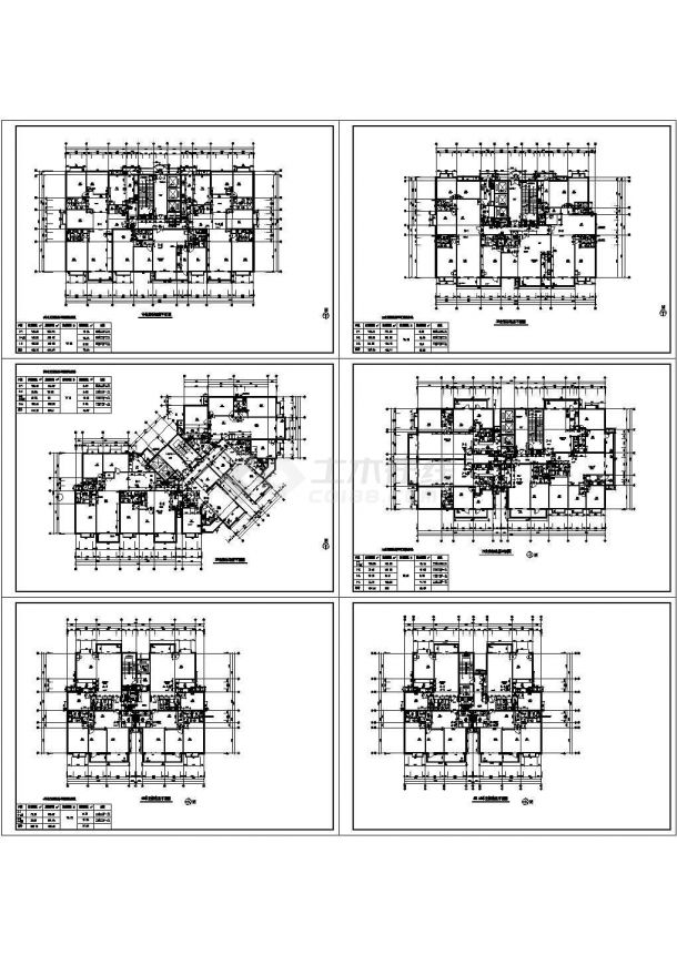 北京某小区超大户型装修设计CAD全套图纸-图一